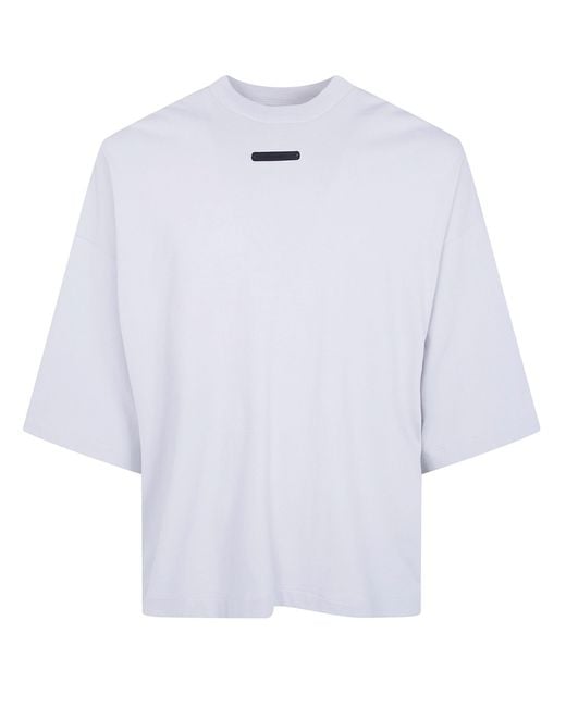 Fear Of God White T-Shirt Cotton "Merch Tee" for men