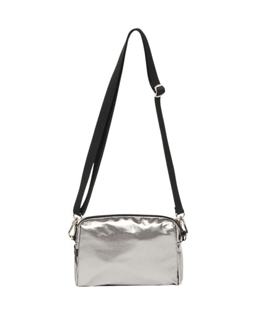 Jack Gomme White Messenger Bag Mini "Lvo"