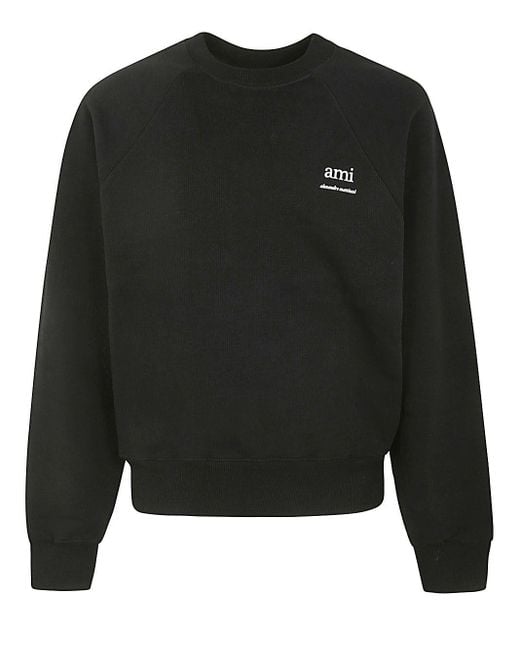 AMI Black Ami Alexandre Mattiussi Sweatshirt for men