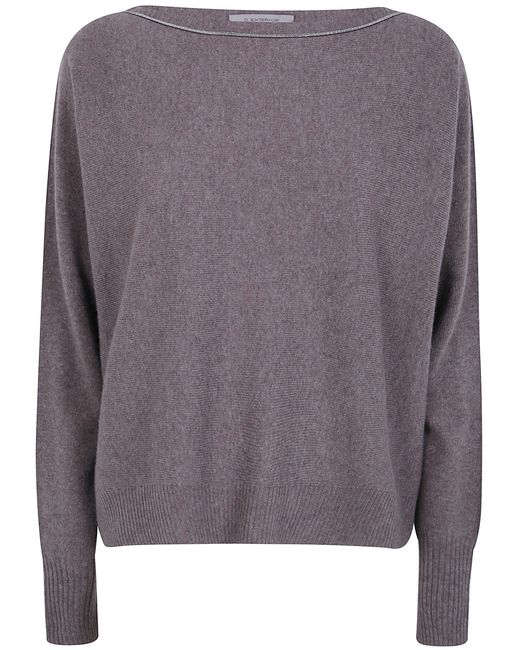 D.exterior Gray D. Exterior Sweater Round Neck "63115 12Vis Milk"