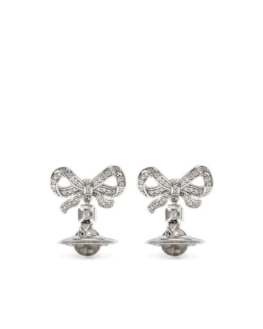 Vivienne Westwood White Earrings Diamond