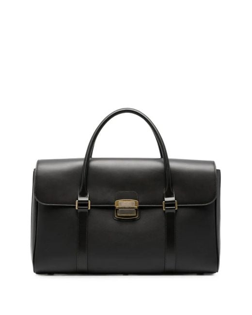 Emporio Armani Black Handbag Leather Tote Bag for men