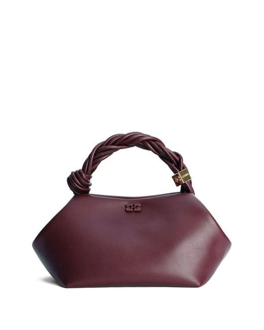 Ganni Purple Shoulder Bag Small Bou"
