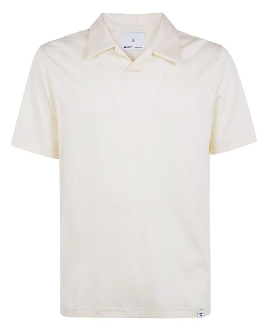 Woc White Belfast Polo Shirt for men