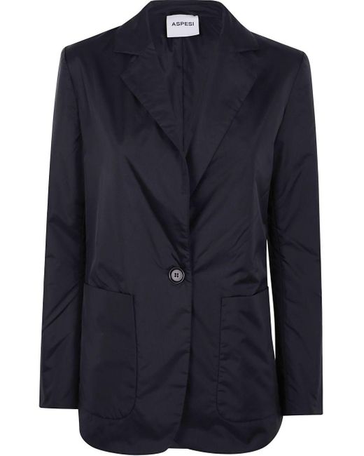 Aspesi Blue Roti Blazer Jacket