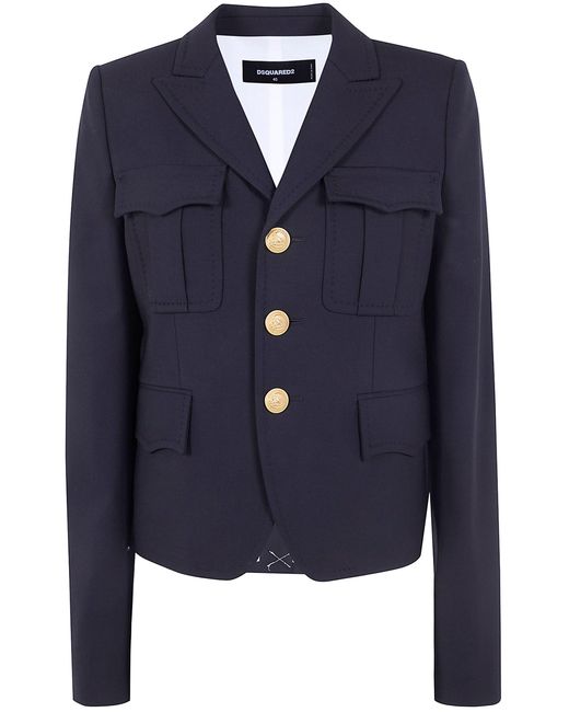 DSquared² Blue Uniform Jacket