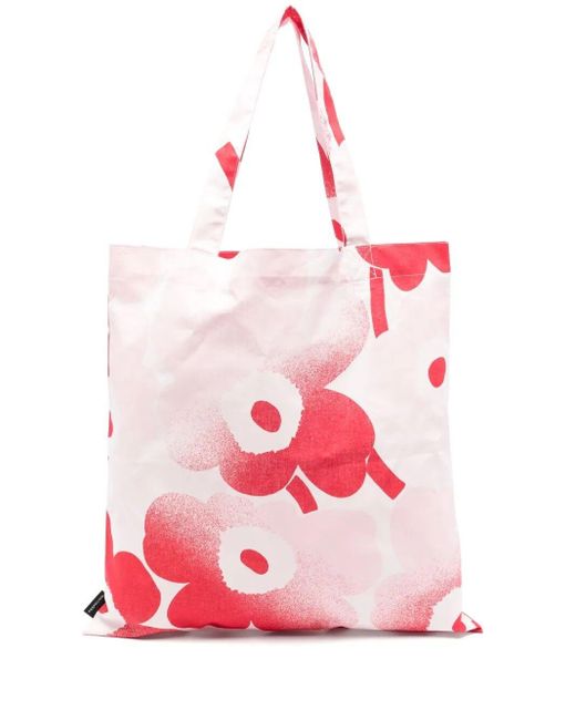Marimekko Pink Unikko Haivahdys Bag 44X43 Cm