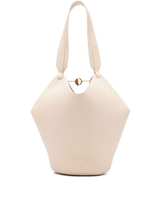 Khaite Natural "Lotus" Mini Tote Bag