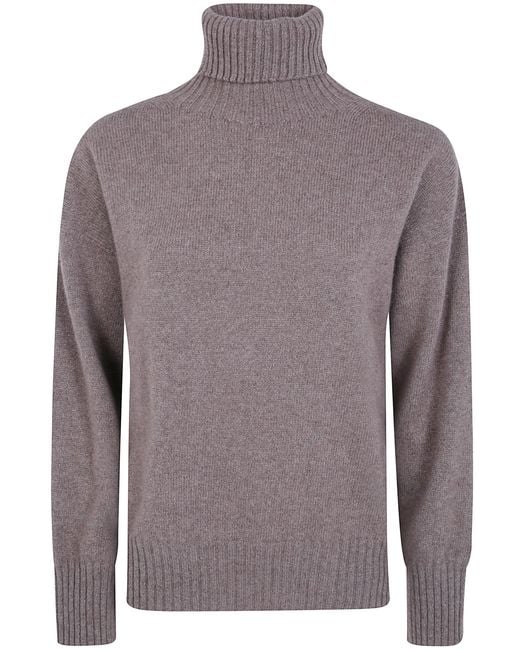 D.exterior Gray D. Exterior Sweater Cashmere Turtleneck