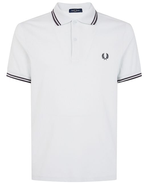 Fred Perry White Tipped Shirt for men