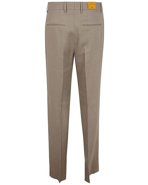 Tagliatore Gray Loose Fit Trousers for men