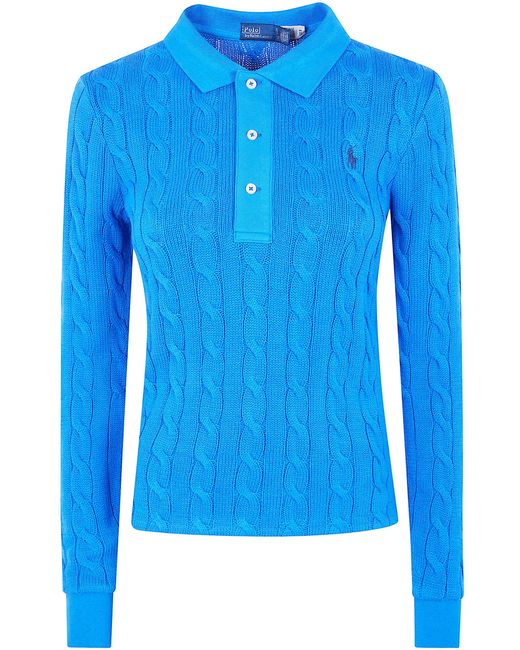 Polo Ralph Lauren Blue Long Sleeves Polo Shirt
