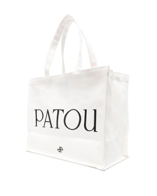 Patou White Large Tote Bag Bags