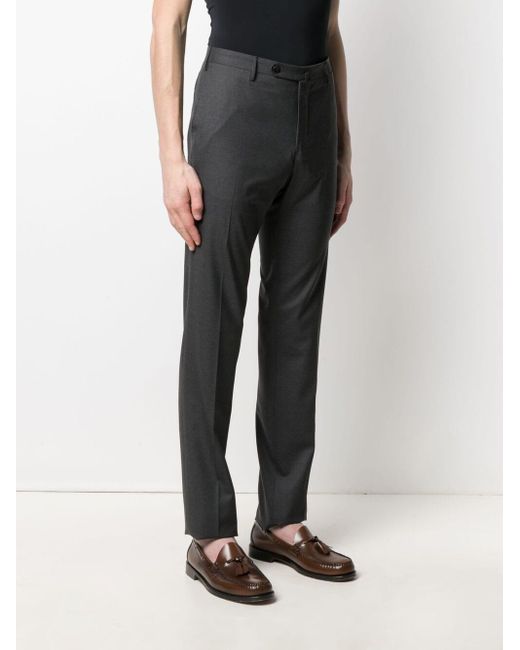 Incotex Gray Venezia 1951 Tropical Wool 130`s Slim Fit Pants for men