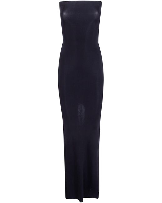 Rick Owens Blue "Dirt Coda" Long Skirt