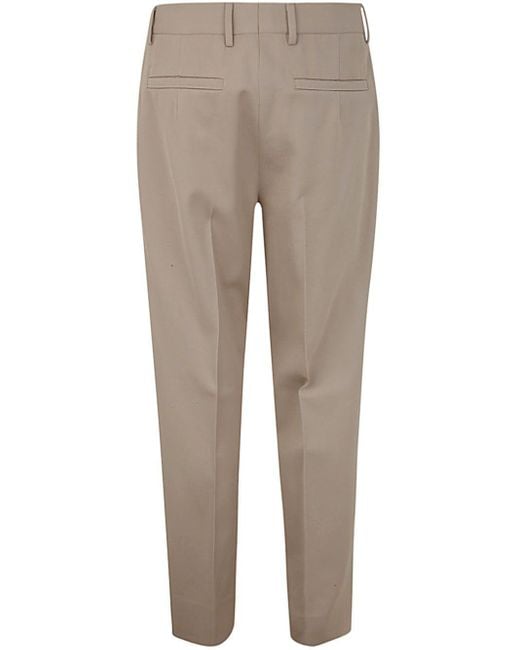 Zegna Natural Cotton And Wool Pants Clothing for men