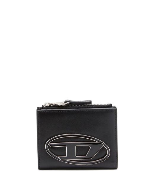 DIESEL Black Wallet Bi-Fold Zip Ii