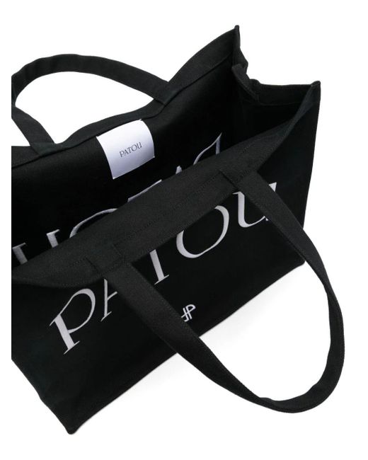 Patou Black Large Tote Bag Bags