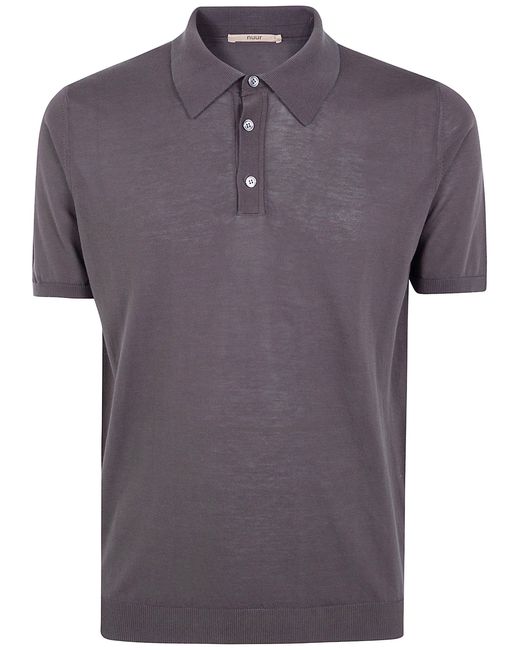 Nuur Purple Short Sleeved Polo Neck T-Shirt for men