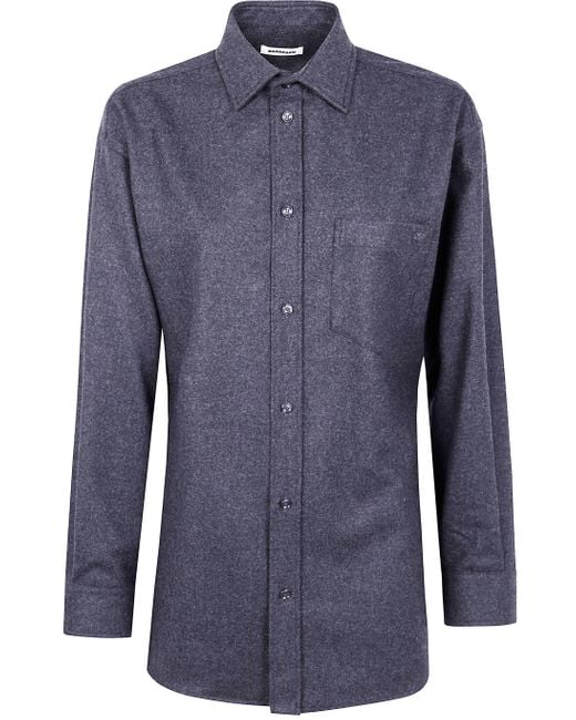 DARKPARK Black "Anne" Wool Tailored Shirt