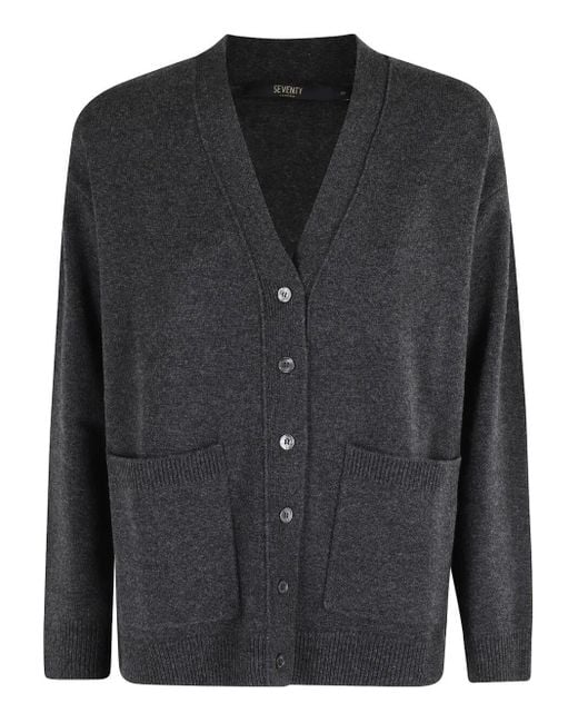 Cardigan Classico di Seventy in Black