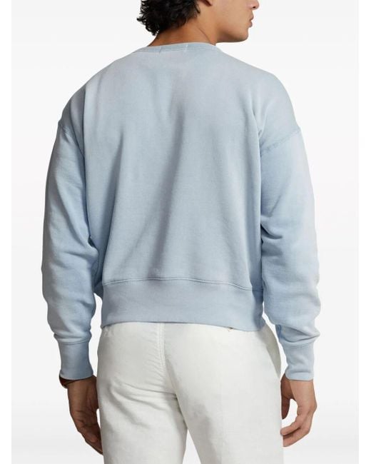 Polo Ralph Lauren Blue Crew Neck Sweatshirt for men
