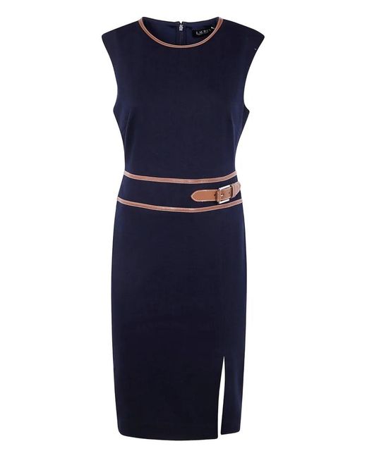 Ralph Lauren Blue "Kirena" Long Sleeves Day Dress