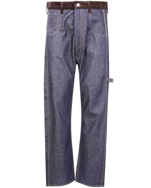 Junya Watanabe Gray Widel Leg Trousers for men