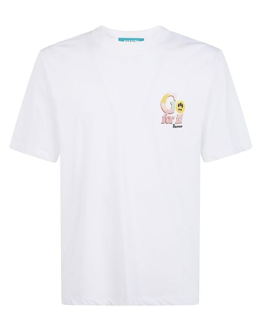 Barrow White Jersey T-Shirt for men