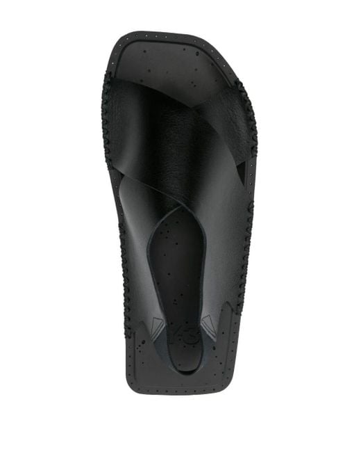 Y-3 Black Y-3 Sandal Shoes for men