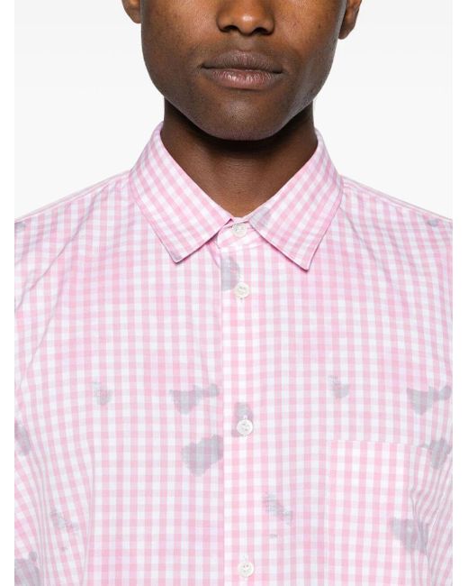 Comme des Garçons Pink Shirt Woven for men