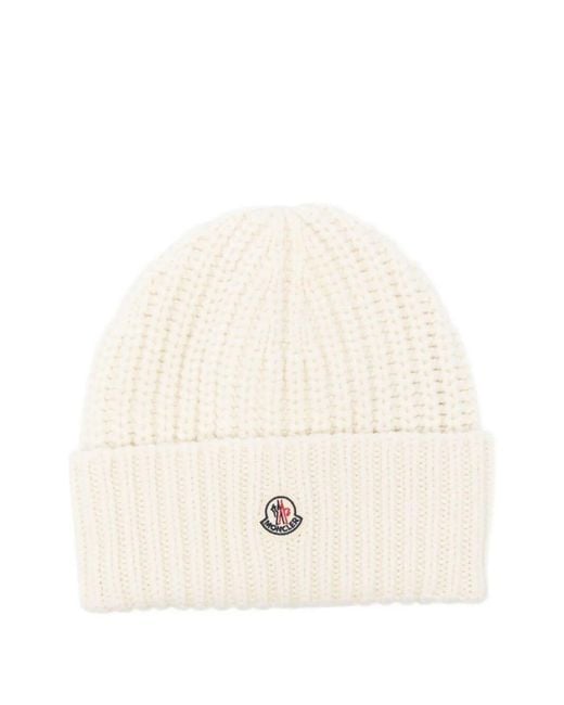 Moncler Natural Tricot Hat