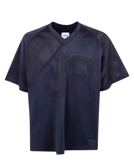 Arte' Blue 32 Jersey Tee for men