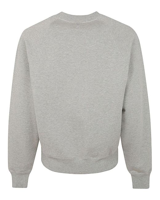 AMI Gray Sweatshirt Ami Am for men