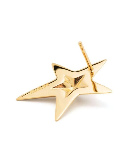 Mugler Metallic Mini Star Stud Earrings