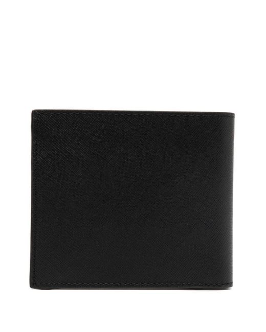 Paul Smith Black Signature Stripe Balloon Leather Wallet for men