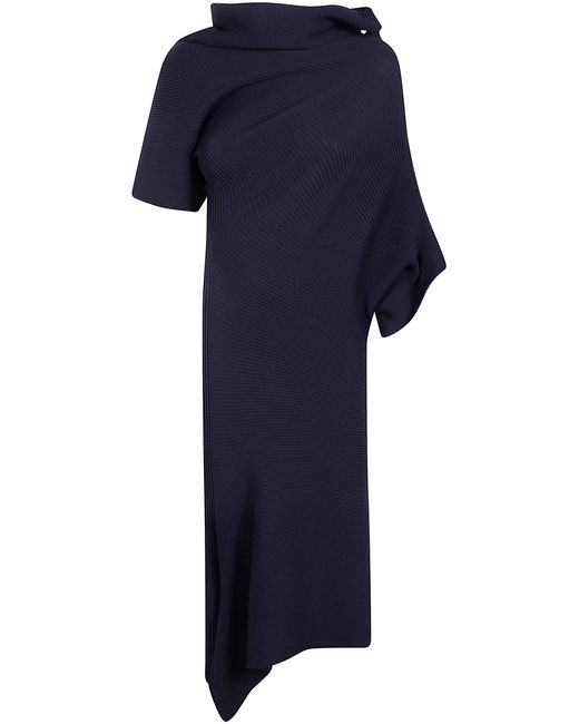 Issey Miyake Blue "Life Form" Volume Midi Dress