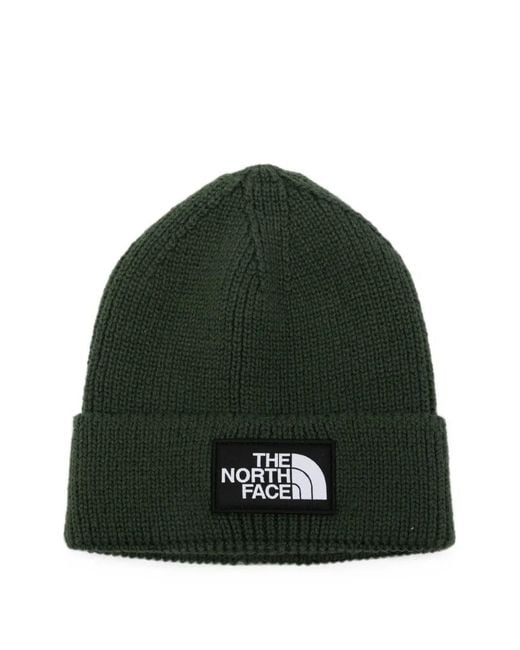 The North Face Green Beanie Cuffed