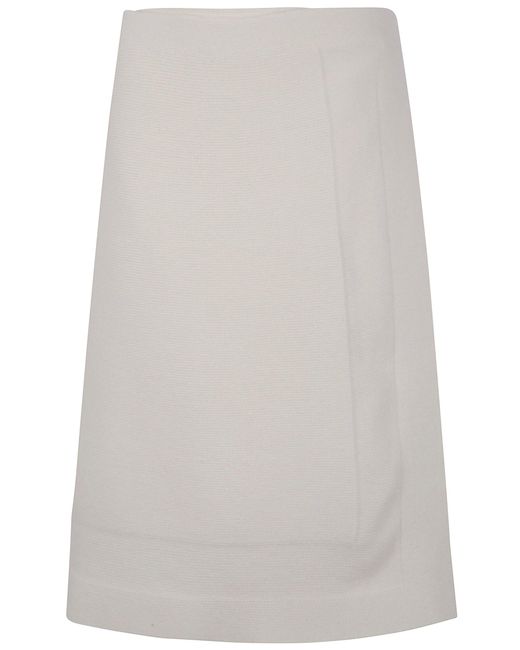 Jil Sander Natural "Padded Details" Skirt
