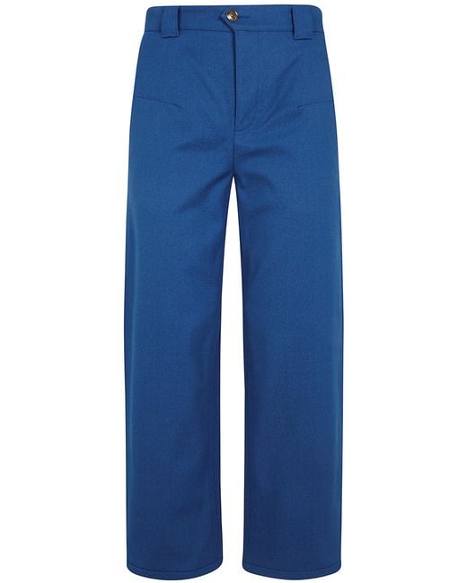 Chloé Blue Pants High Waist "Barel"