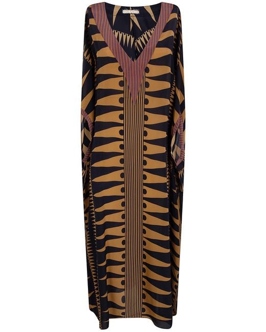 VOLANTIS Multicolor "Roller" Caftano Cape