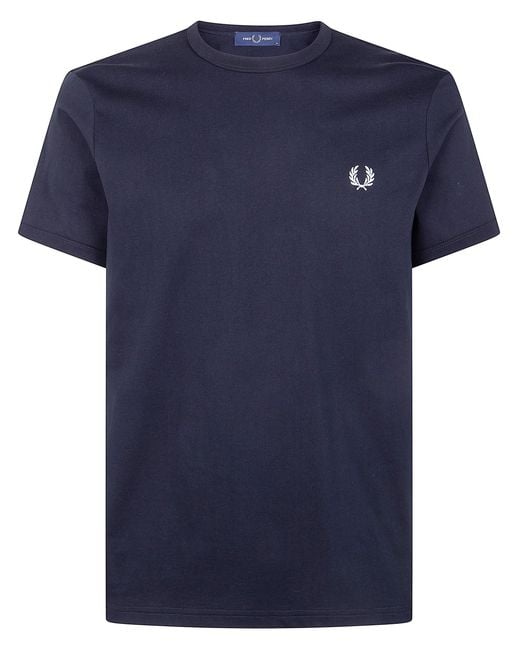 Fred Perry Blue Ringer T-Shirt for men