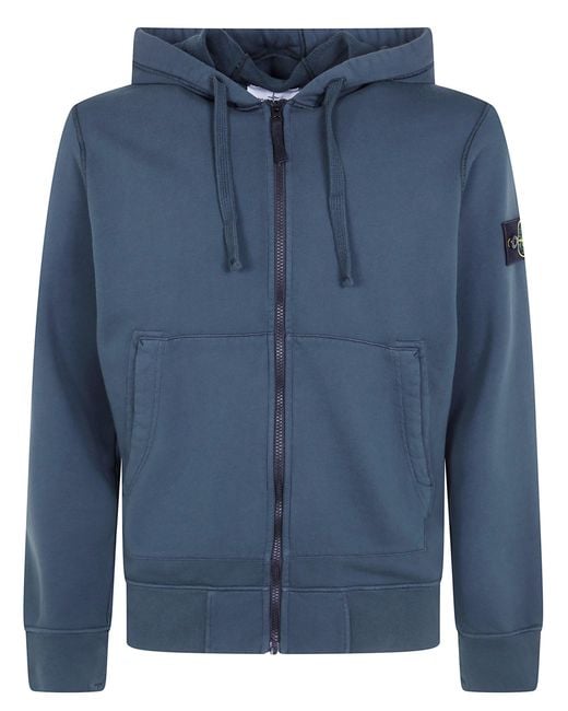 Stone Island Blue Sweatshirt Hoodie "L2.S15.61000.61.S0051 V005S" for men