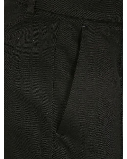 Max Mara Black Etna Stretch Cotton Trouser