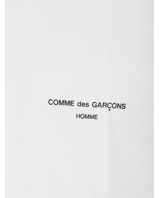 Comme des Garçons White Iconic T-Shirt With Logo for men