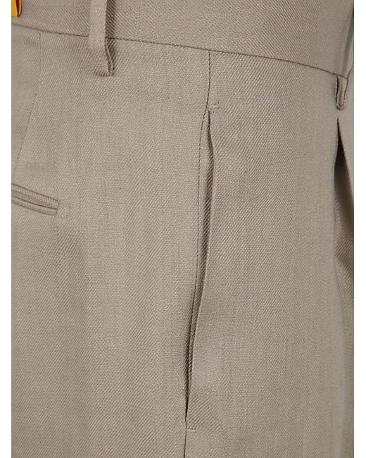 Tagliatore Gray Loose Fit Trousers for men
