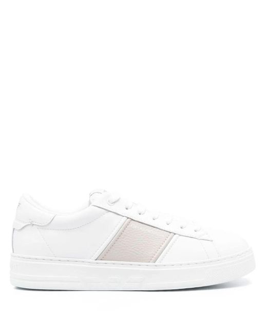 Emporio Armani White Sneaker Mesh Shoes for men