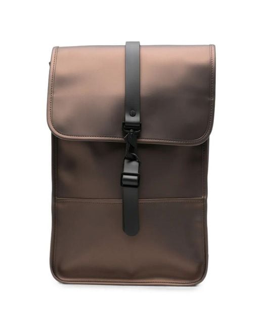 Rains Brown Backpack Mini "W3"