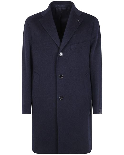 Tagliatore Blue "Medium Bruce" Coat for men