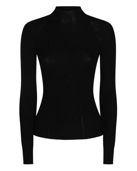 Twinset Black Turtle Neck Sweater